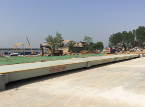 鄭州四環(huán)快速化預(yù)制梁廠21m-200t地磅