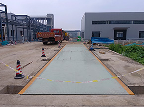 河南（焦作市）新景新材料100噸地磅