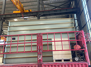 福州科耐爾貿(mào)易出口中亞礦山120噸地磅