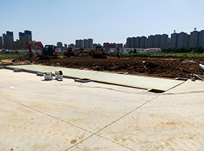 安陽林州市恒泰地產(chǎn)100噸地磅