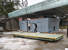 安徽阜陽(yáng)呂莊種植合作社30噸地磅