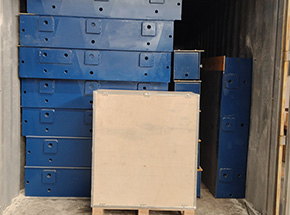 河南億鳴機械出口阿根廷80噸地磅