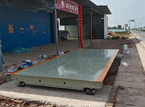 山西永濟(jì)朱家莊收糧點(diǎn)30噸地磅